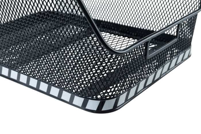 basil class schultaschenkorb hinten schwarz reflektoren